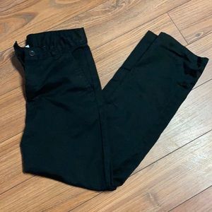 Black khaki pants